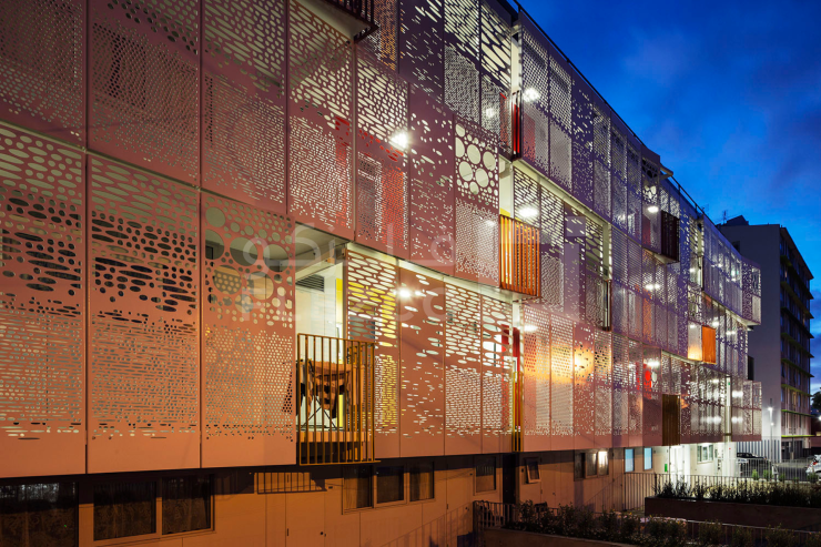 Decorative Iron Building Facades